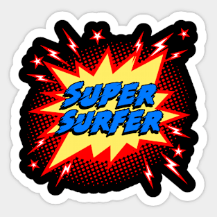 Super Surfer Sticker